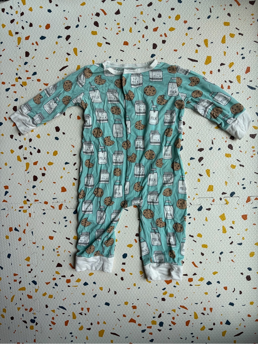 MAGNETIC ME | Mint Green Milk & Cookies Print One-Piece